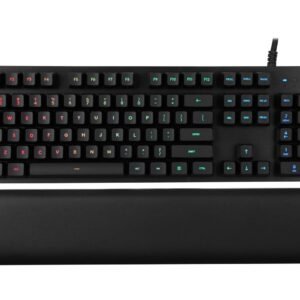 TECLADO LOGITECH G513 CARBON GAMING MECANICO ALAMBRICO / ESPAÑOL / TECLAS RETROILUMINADAS / SWITCH GX BROWN / ILUMINACION RGB LIGHTSYNC / BLACK