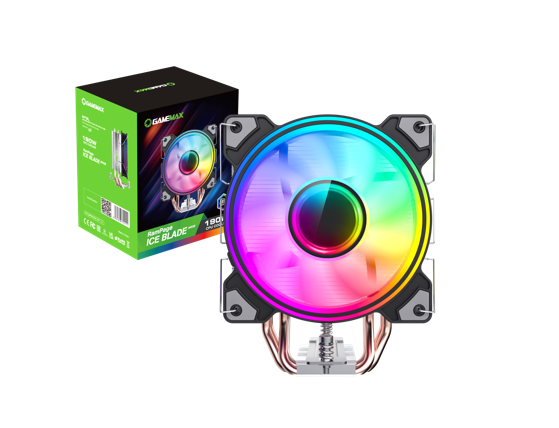 DISIPADOR CPU GAMEMAX RAMPAGE ICE BLADE / LED ARGB / 190W / BLACK