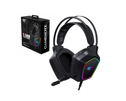AUDIFONOS GAMING HAVIT H656D / TIPO DIADEMA CON MICROFONO EXTERNO/ JACK 3.5MM / BLACK