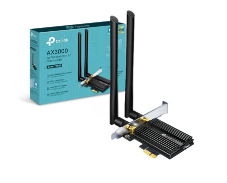 TARJETA PCIE TP-LINK AX3000 WIFI 6+ BLUETOOTH 5.2 / ARCHER TX50E