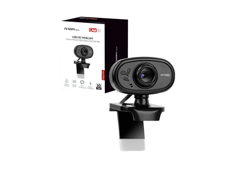 CÁMARA WEB ARGOM/ CAM20/ 720PIXELES MICROFONO USB 2.0 /BLACK