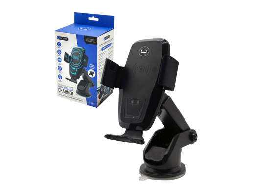SOPORTE PARA CELULAR UNNO TEKNO CON BRAZO EXPANDIBLE Y CARGA INALAMBRICA