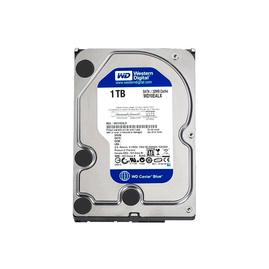 DISCO DURO INTERNO MECÁNICO PC WESTERN DIGITAL BLUE 1TB / WD10EZEX