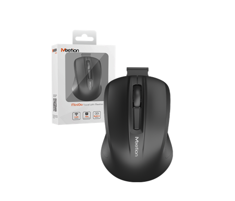 MOUSE WIRELESS RECARGABLE MT-MINIGO MEETION /BLACK