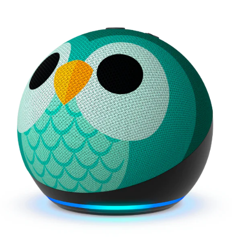 AMAZON ECHO DOT KIDS DE 5TA GEN CON ALEXA SMART WIFI / BUHO - Imagen 2