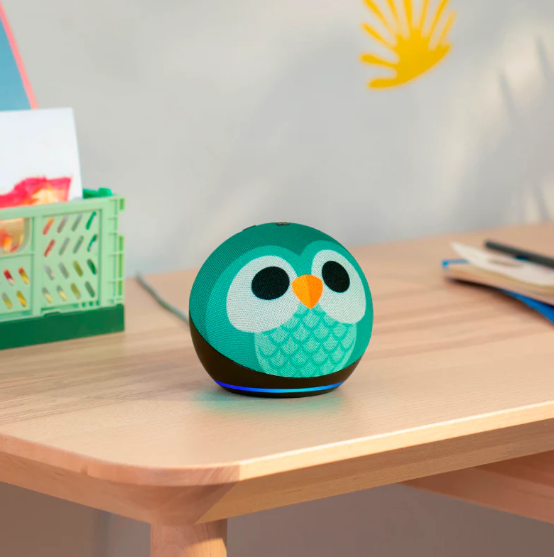 AMAZON ECHO DOT KIDS DE 5TA GEN CON ALEXA SMART WIFI / BUHO - Imagen 4