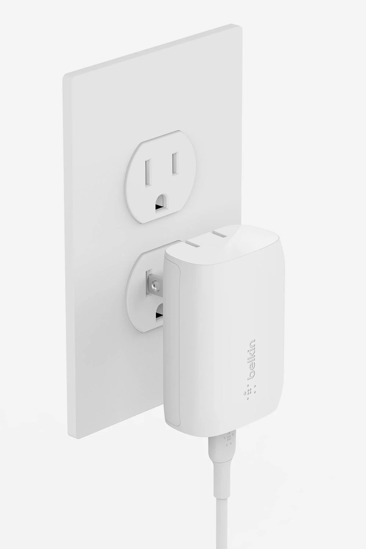 ADAPTADOR DE CORRIENTE USB-C BELKIN / CARGA RAPIDA - 30W / PARA SAMSUNG-APPLE / WHITE - Imagen 4