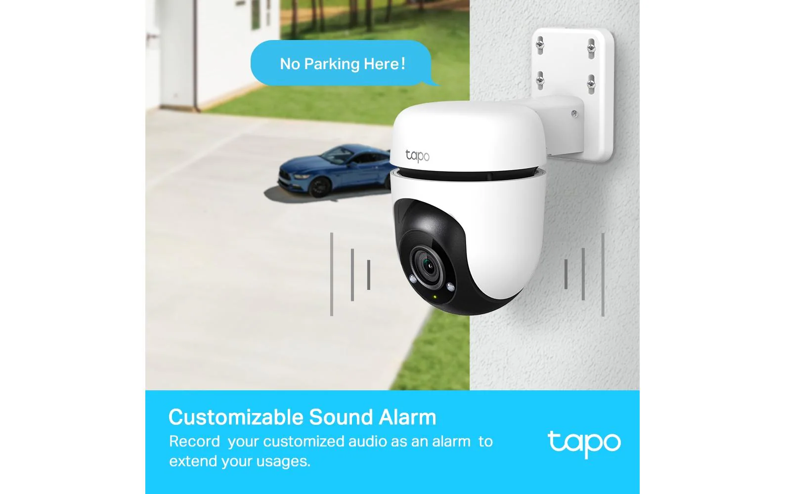 CÁMARA DE SEGURIDAD PARA EXTERIOR TAPO C510 TP-LINK / CONTROL DE VOZ / RESOLUCIÓN 2K / WHITE - Imagen 5