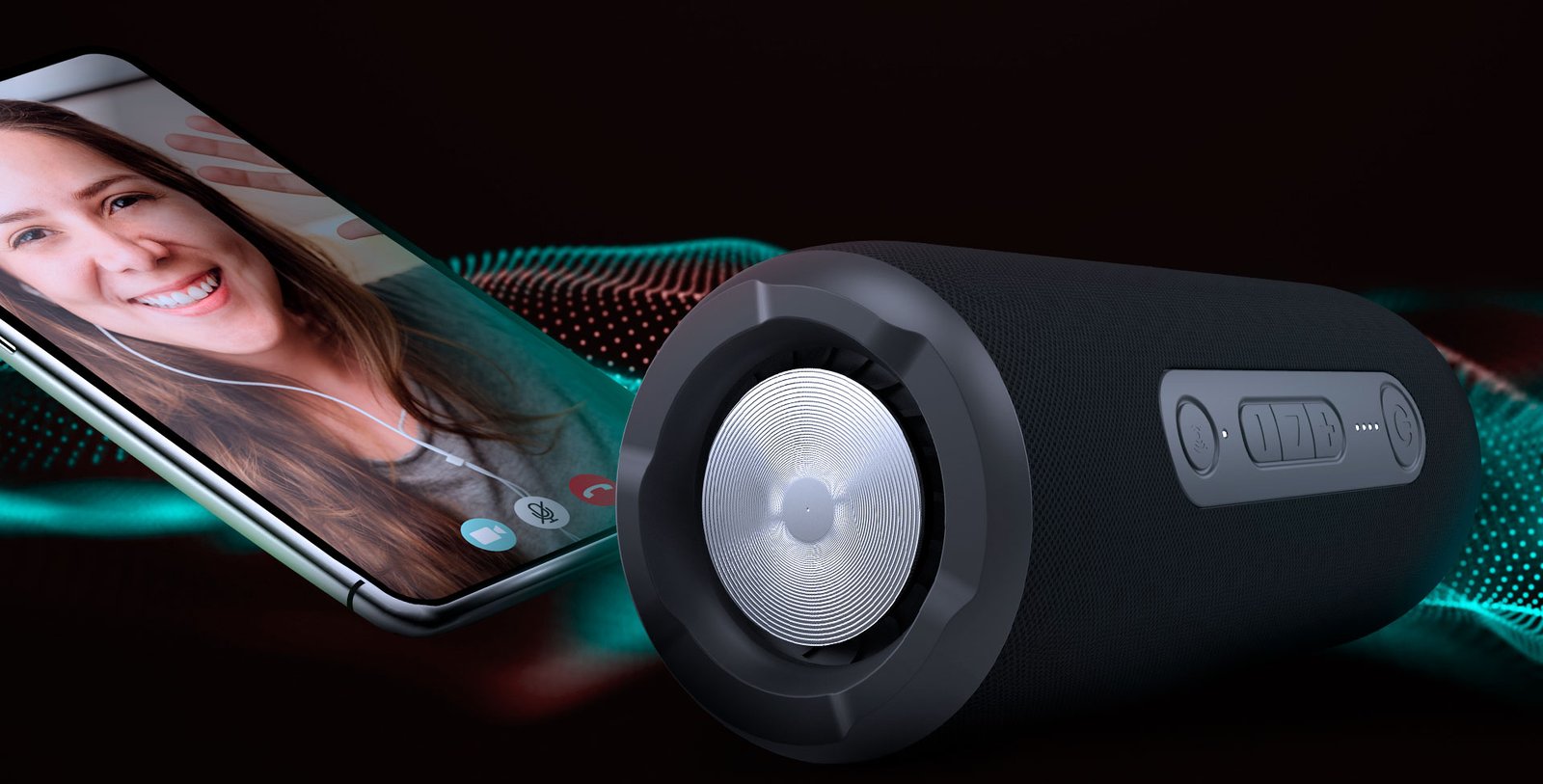 PARLANTES KLIP XTREME ORYX BLUETOOTH V5.0 / POTENCIA RMS 31W / DURACION: 13 HORAS / BLACK - Imagen 7