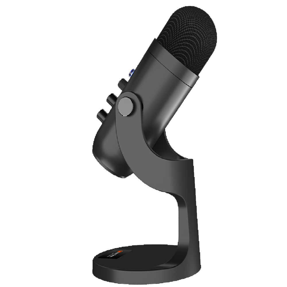 MICROFONO MEETION GAMING ALAMBRICO USB-C + 1xJACK 3.5M / MT-MC20 / BLACK - Imagen 4