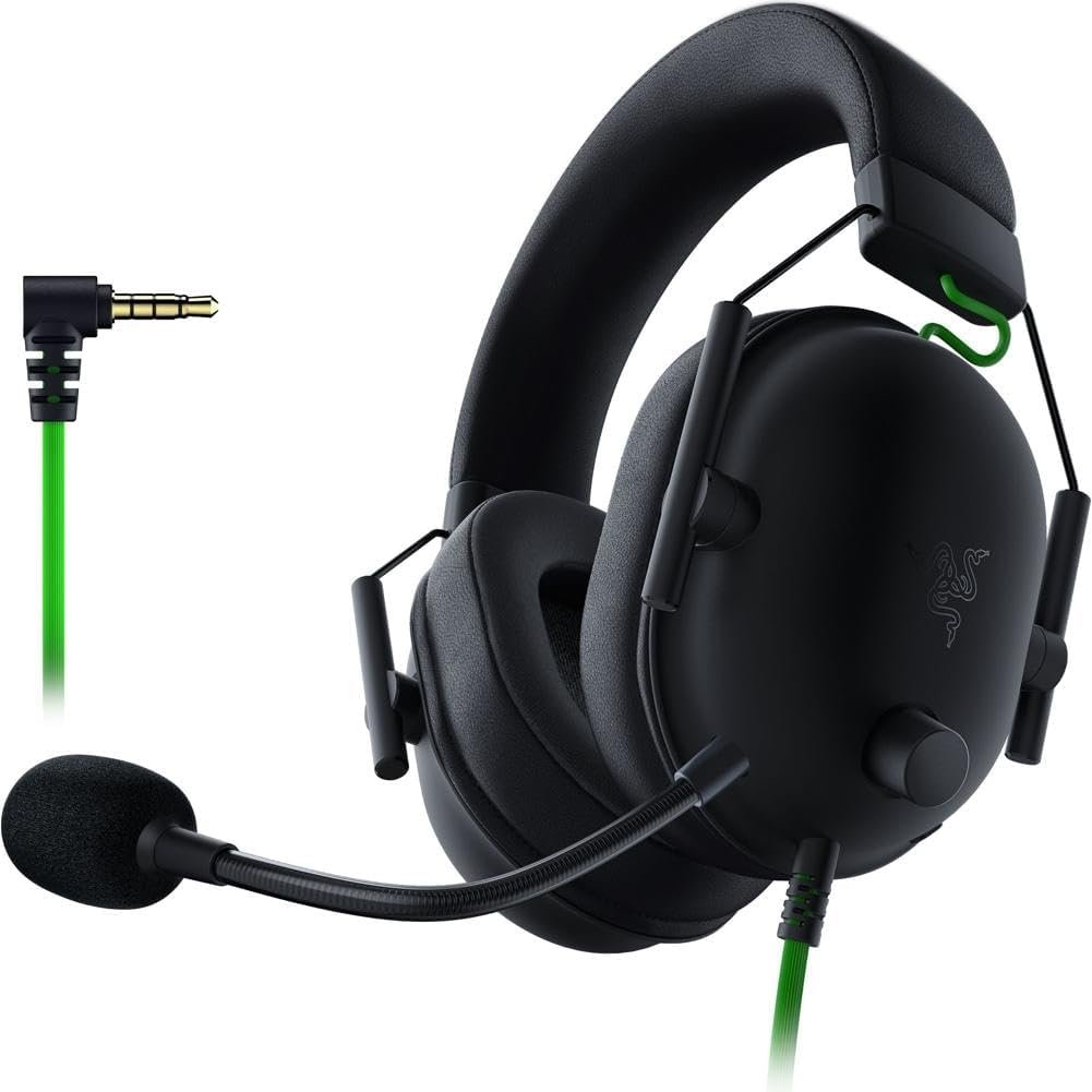 AUDIFONOS RAZER BLACKSHARK V2 X / 71 SURROUND / CANCELACION DE RUIDO / JACK 3.5MM /BLACK - Imagen 2