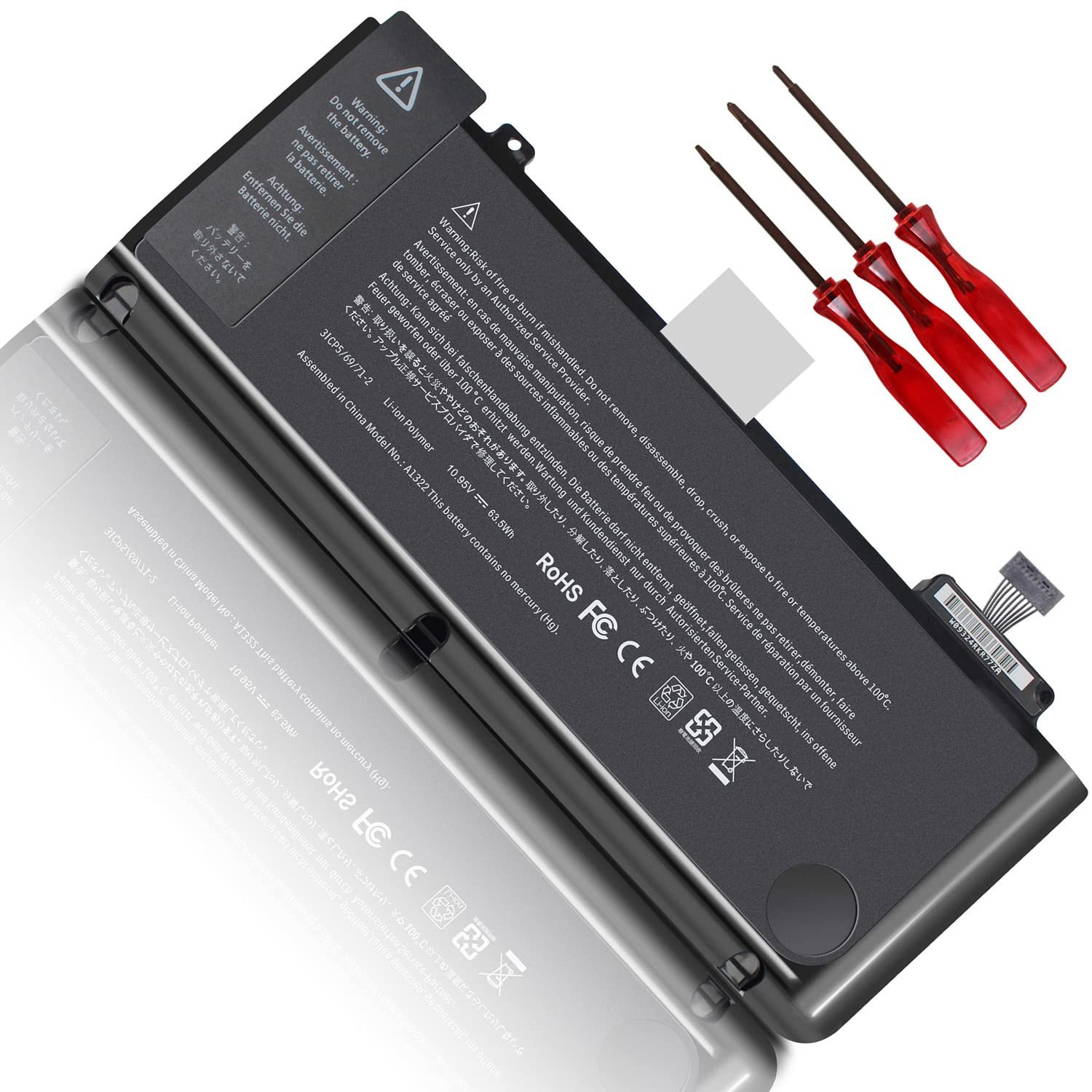 BATERIA APPLE A1322 / MACBOOK PRO DE 13 PULGADAS/ A1322, A1278 (VERSION 2009 2010 2011 2012)