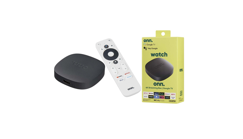 GOOGLE TV ONN 4K STREAMING BOX N CON CONTROL REMOTO /2320A / BLACK