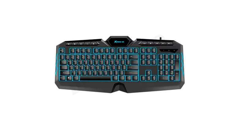 TECLADO XTRIKE ME/ KB-509 SP/114 TECLAS/ MEMBRANA ERGONOMICO/ RETROILUMINADO