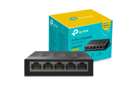 SWITCH TP LINK/ 5 PUERTOS/ GIGABIT/ LS1005G