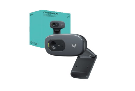 CÁMARA WEB LOGITECH C270/ HD 720P/ CONECTIVIDAD USB / BLACK