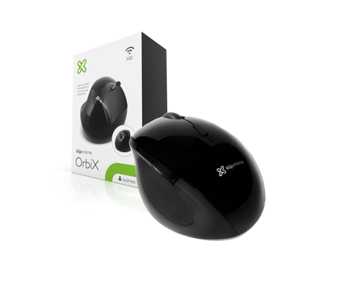 MOUSE INALAMBRICO KLIP EXTREME ORBIX ERGONOMICO/ KMW-500BK /BLACK