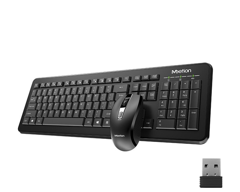 COMBO TECLADO + MOUSE WIRELESS MEETION /MT- C4120 /BLACK