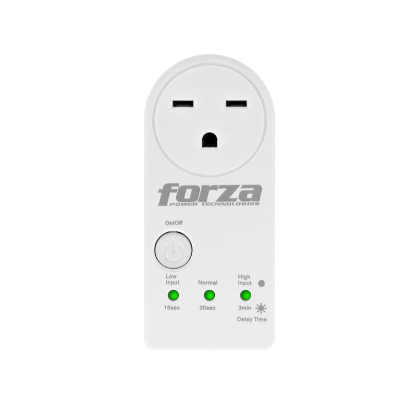PROTECTOR DE VOLTAGE ZION FVP-3302B/ 1200JOULES / 3300W 220V/ WHITE