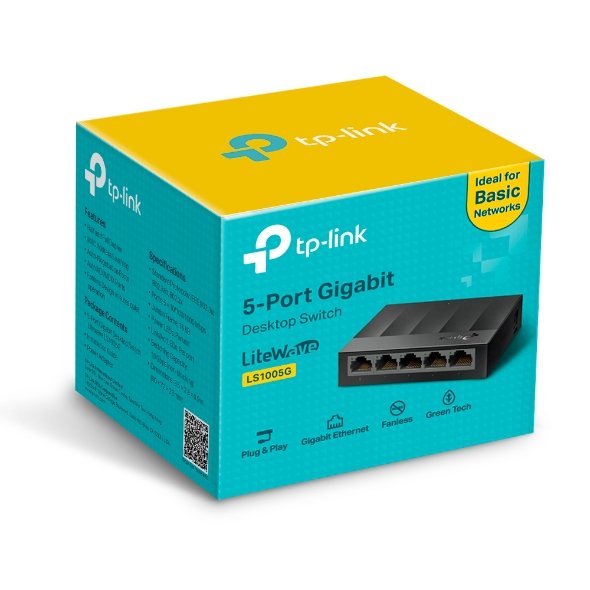 SWITCH TP LINK/ 5 PUERTOS/ GIGABIT/ LS1005G - Imagen 6