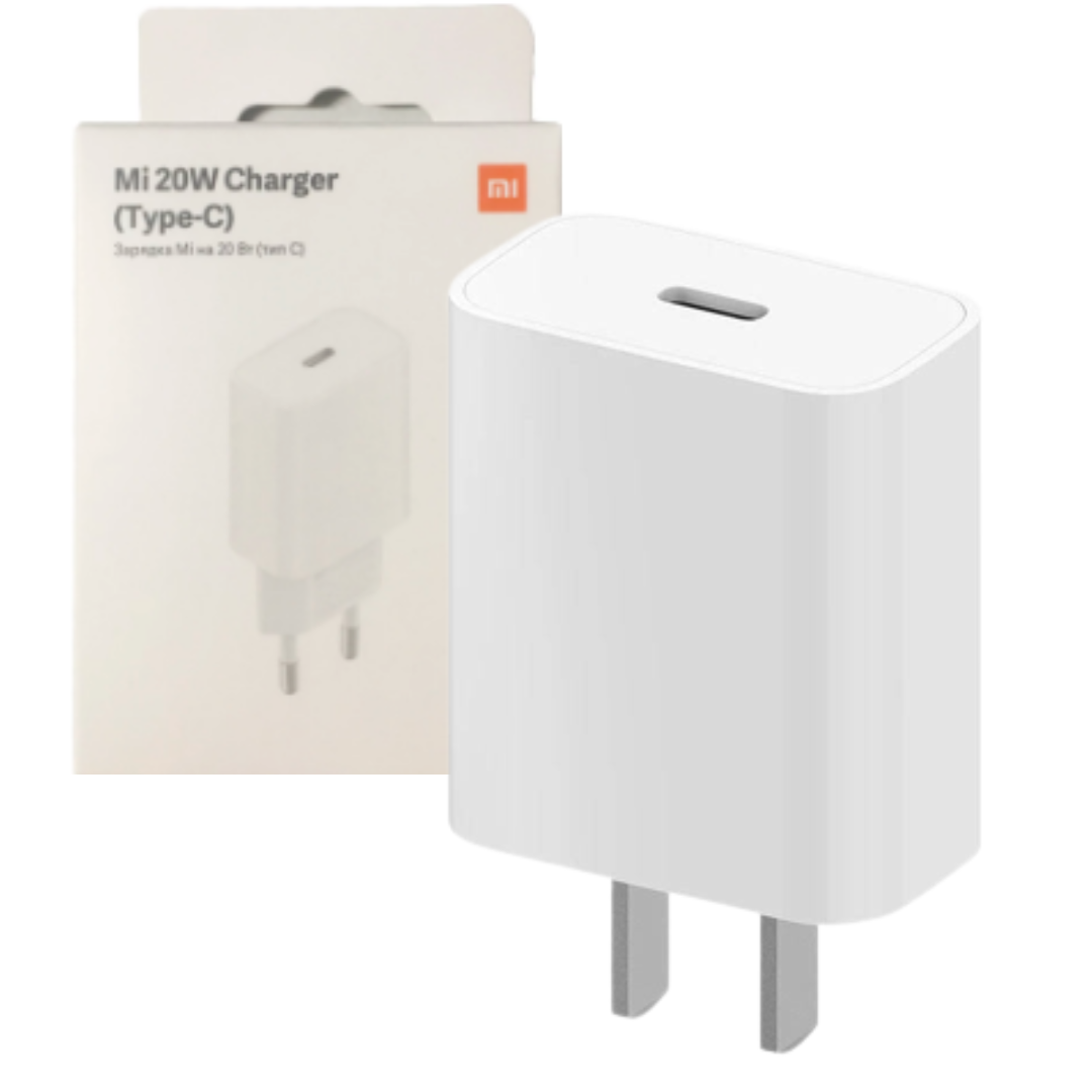 ADAPTADOR DE CORRIENTE XIAOMI USB-C / CARGA RAPIDA – 20W / AD201 / WHITE