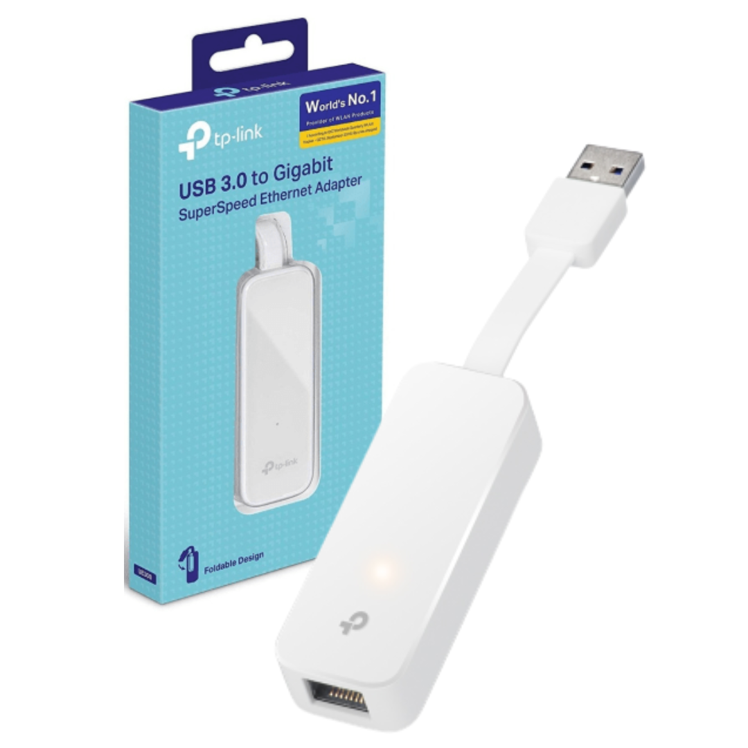 ADAPTADOR/CONVERTIDOR USB 3.0 A RJ45 GIGABIT TP-LINK / UE300 / WHITE
