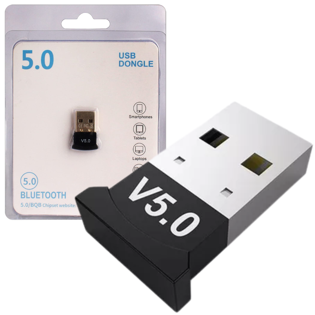 ADAPTADOR BLUETOOTH 5.0 NANO USB / COMPATIBLE: WINDOWS VISTA/XP/8/7/10 / GENERICO