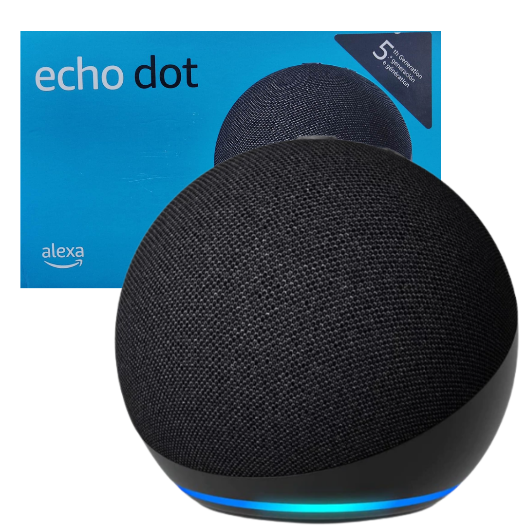 PARLANTE AMAZON ECHO DOT / 5TA GEN CON ALEXA SMART WIFI / BLACK