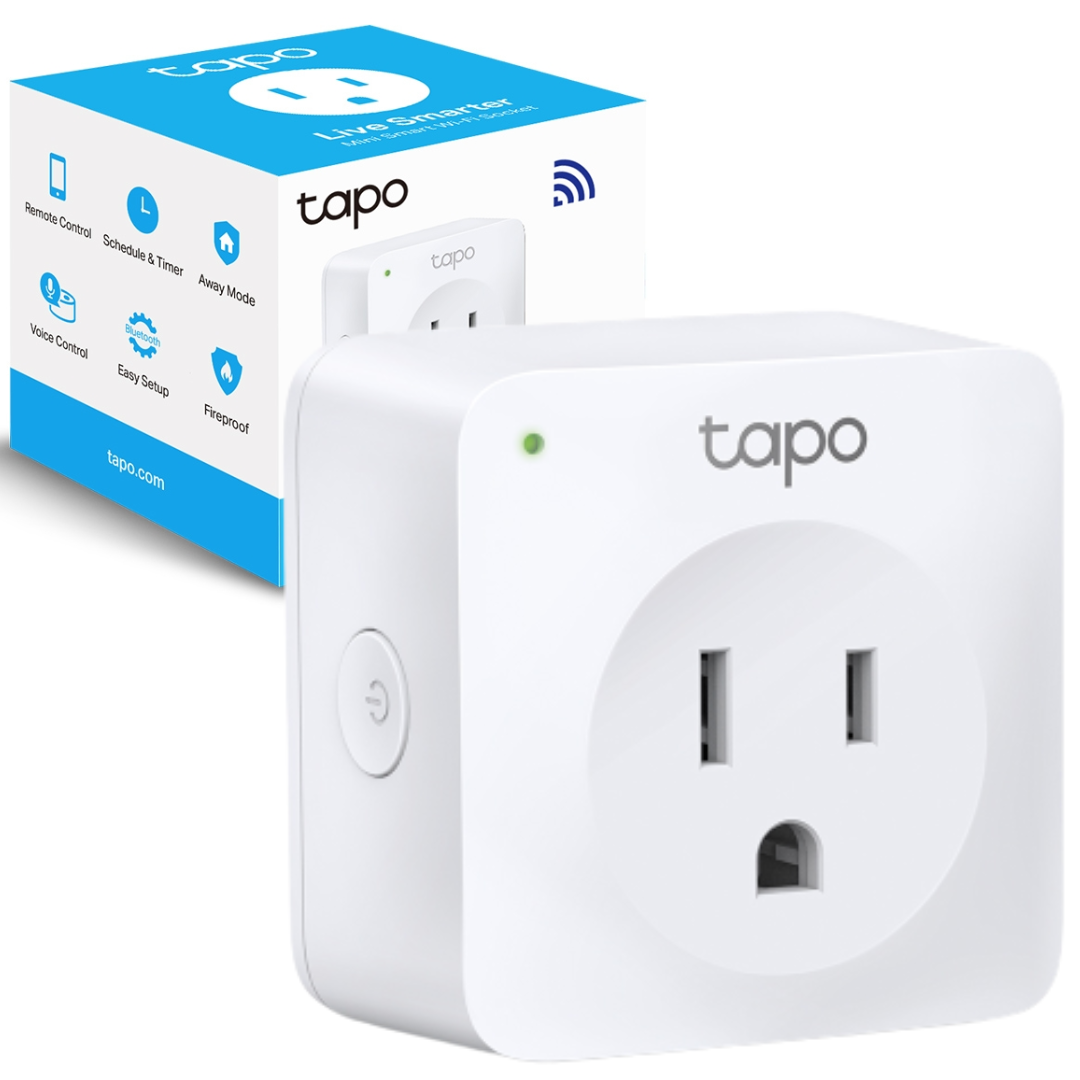 ENCHUFE SMART WIFI TAPO P100 TP-LINK / CONTROL DE VOZ / WHITE