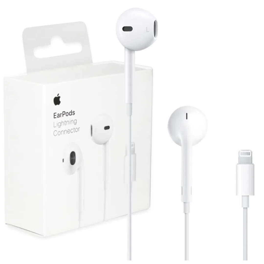 AUDIFONOS APPLE ALAMBRICO / CONECTOR LIGHTNING / MANOS LIBRES / ORIGINAL / MMTN2AM / WHITE