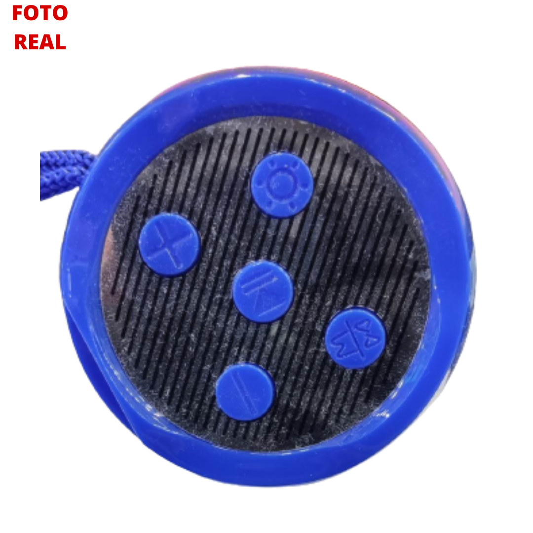 PARLANTE JBL TS100 / BLUETOOTH V4.0 / POTENCIA: 9W / DURACION: 5 HORAS / RANURA: USB 2.0 - MICRO SD - RADIO FM - AUX 3.5MM / LUZ RGB / GENERICO / RED - Imagen 3