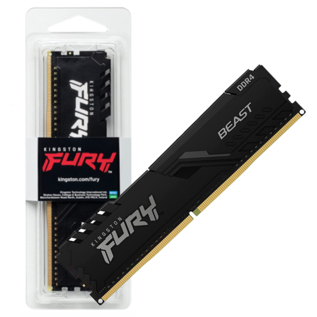 MEMORIA RAM PC KINGSTON FURY FAST / 16GB DDR4-2666MHZ (PC4-21300) / 1.2V-CL16 / KF426C16BB1/16
