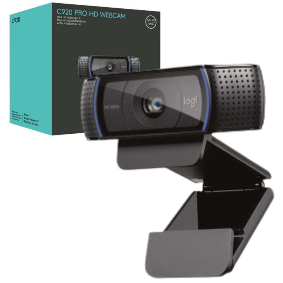 CAMARA WEB LOGITECH C920 PRO / RESOLUCION 1080P UHD / BLACK