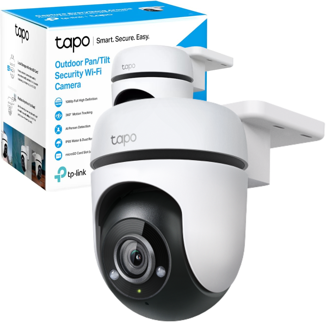 CAMARA DE SEGURIDAD PARA EXTERIOR PTZ TAPO C500 TP-LINK / CONTROL DE VOZ / RESOLUCION 1080P / WHITE