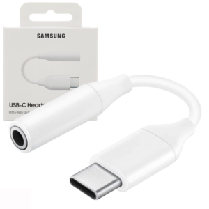 ADAPTADOR/OTG USB-C MACHO A JACK 3.5MM HEMBRA SAMSUNG / WHITE