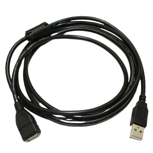 CABLE EXTENSION MACHO A HEMBRA USB 2.0 / 3M / BLACK