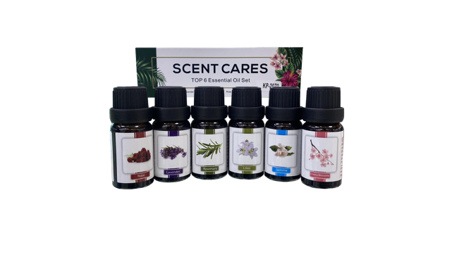 PACK DE ACEITES ESENCIALES NATURALES PREMIUM/ 6 ESENCIAS/10ML