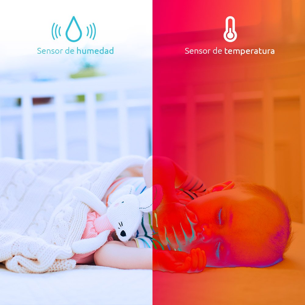 CÁMARA DE SEGURIDAD PARA INTERIOR NEXXT SMART WIFI/ MONITOR PARA BEBÉ/SOPORTE FLEXIBLE / RESOLUCIÓN 2K / NHC-B100/ WHITE - Imagen 5