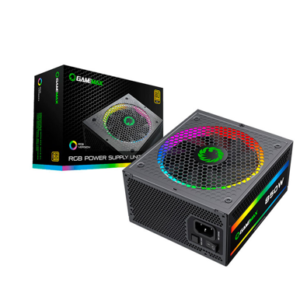 FUENTE PODER GAMEMAX 850WATTS RGB-850 PRO MODULAR CERTIFICACION 80+ GOLD FAN 14CM ARGB