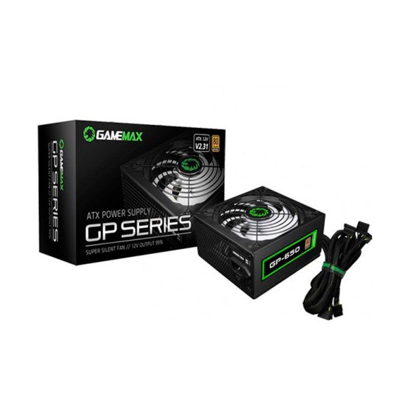 FUENTE DE PODER GAMEMAX 750W / CERTIFICACIÓN 80 PLUS BRONZE / BLACK
