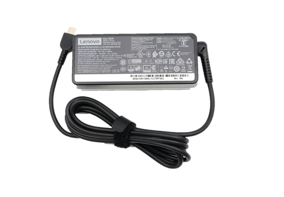 CARGADOR LENOVO TIPO C 20V/3.25A PLUG 4.0*1.7 / ORIGINAL / BLACK