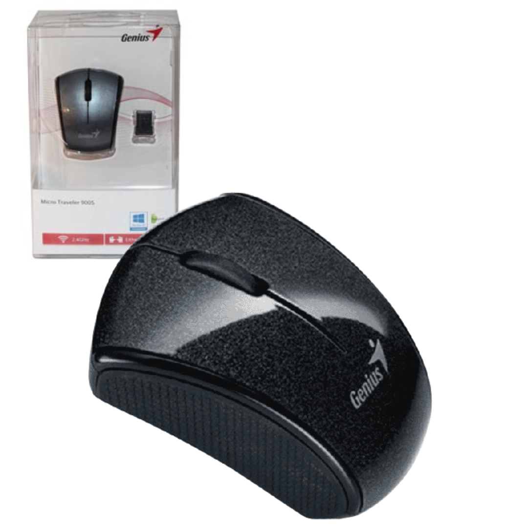 MINI MOUSE GENIUS MICRO TRAVELER 900S INALAMBRICO / 1200DPI / 3 BOTONES / BLACK
