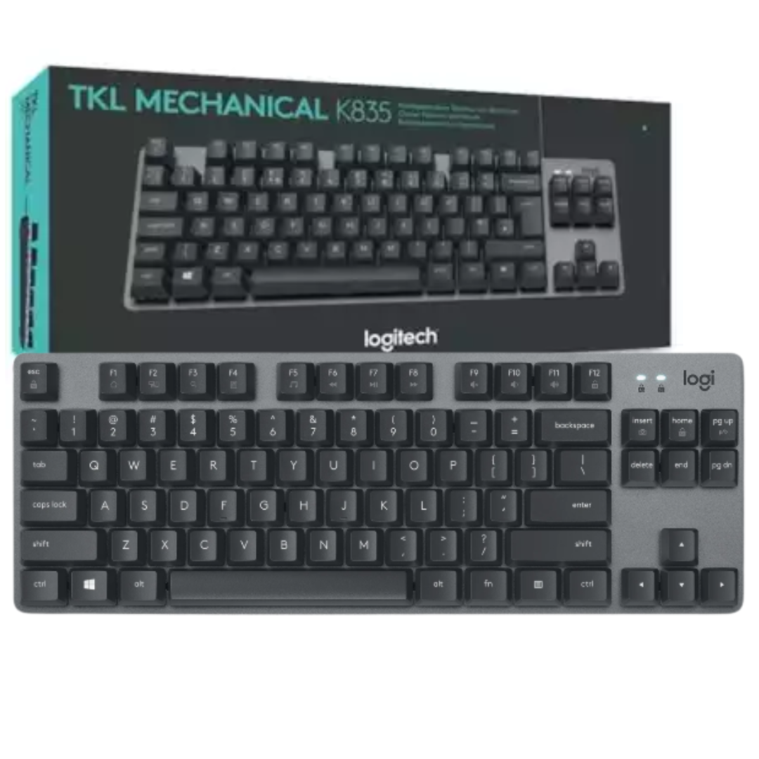 TECLADO LOGITECH TKL K835 GAMING MECANICO ALAMBRICO / ESPAÑOL / SWITCH AZUL / BLACK