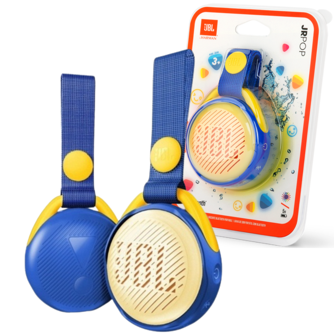 PARLANTES JBL JR POP BLUETHOOT V4.2 / POTENCIA RMS 3W / DURACION: 5 HORAS / BLUE
