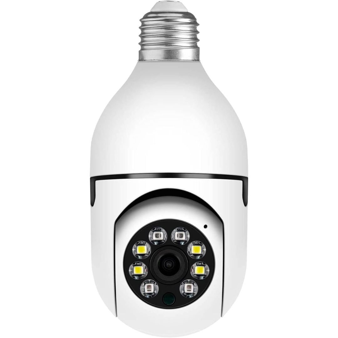 FOCO LED SMART CAMARA DE SEGURIDAD PARA INTERIOR / RESOLUCION 1080P / WHITE