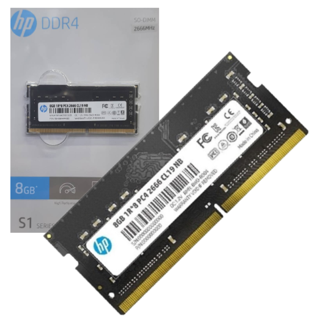 MEMORIA RAM LAPTOP HP S1 / 8GB DDR4 – 2666MHZ (PC4-21300) / 1.2V – CL19