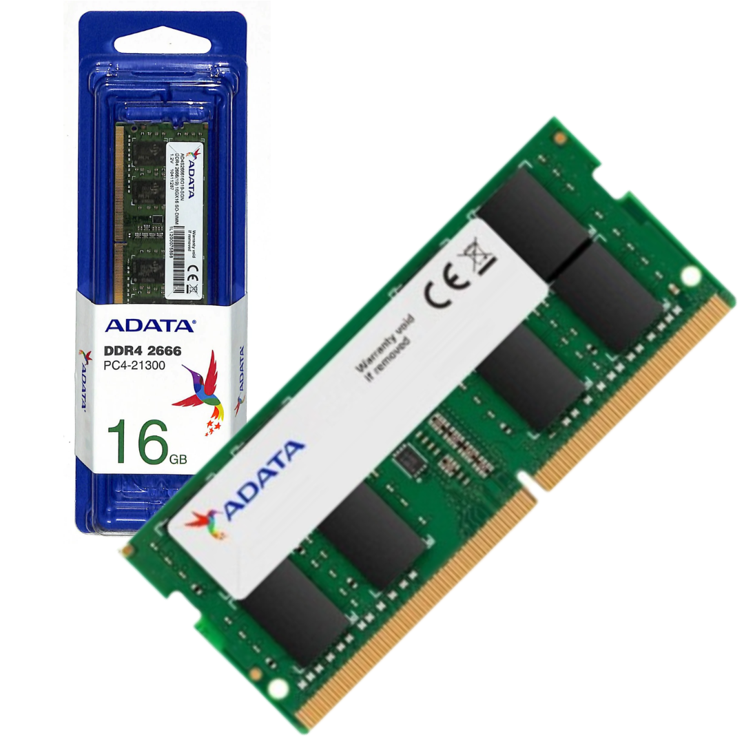 MEMORIA RAM LAPTOP ADATA / 16GB DDR4 – 2666MHZ (PC4-21300) / 1.2V