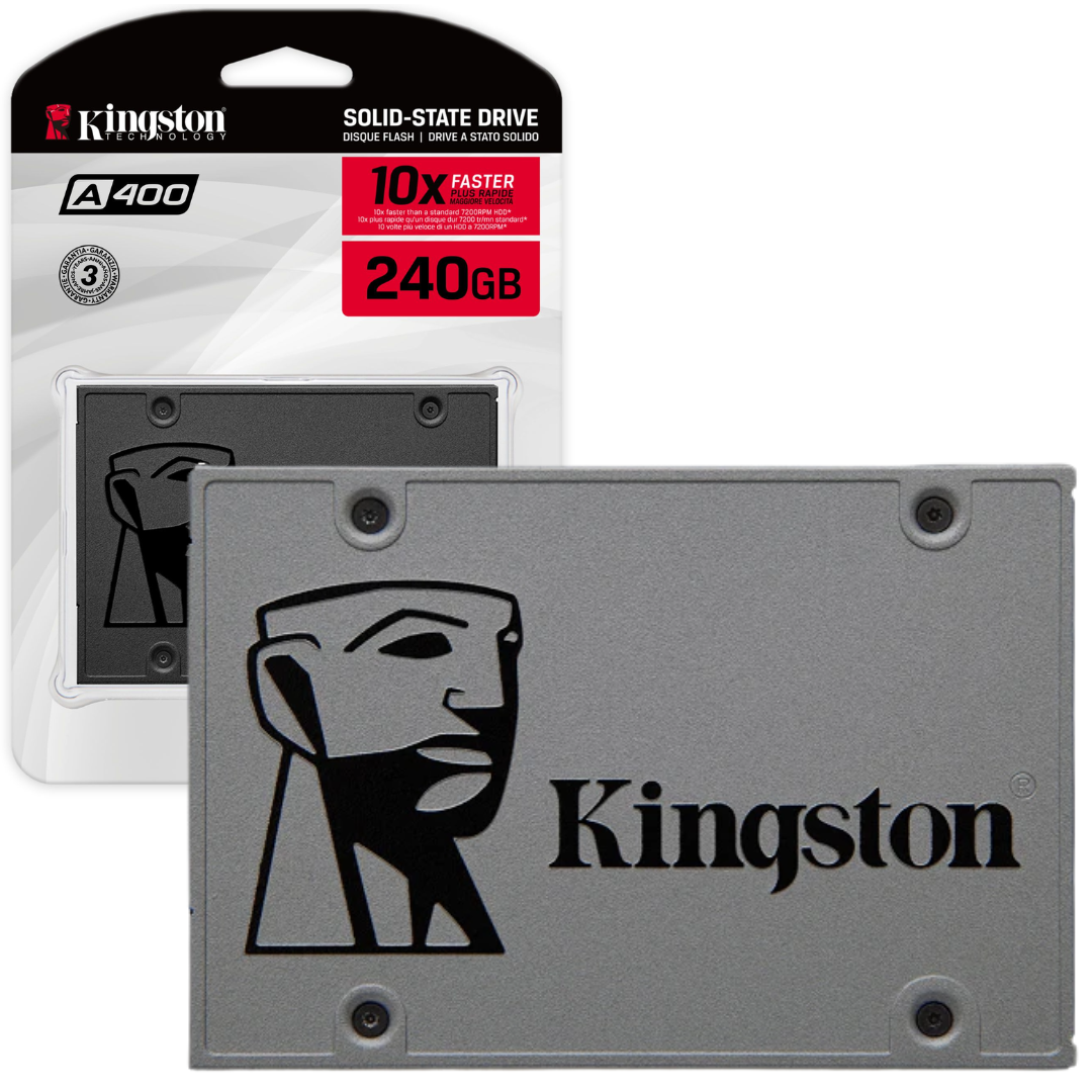 DISCO DURO SOLIDO KINGSTON SATA 2.5” A400 / 240GB / PC-LAPTOP