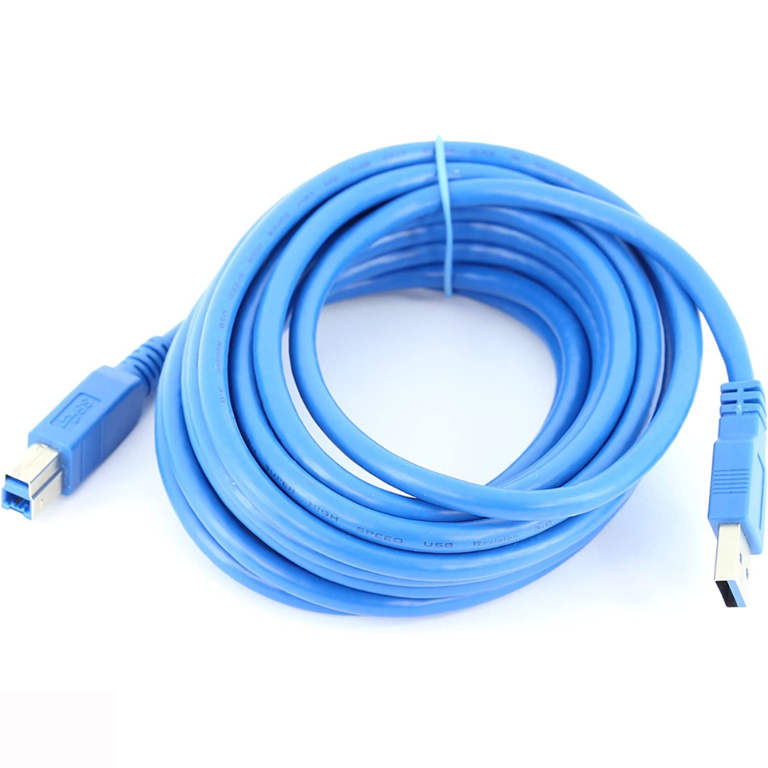 CABLE DE IMPRESORA USB 3.0 TIPO A – USB 3.0 TIPO B / 1.8M / BLUE