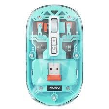 MOUSE WIRELESS MEETION / BTM005 / DUAL MODE / 2.4G Y BT / GREEN